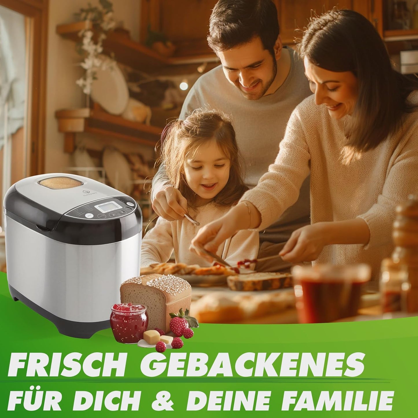 Brotbackautomat mit 19 Programmen