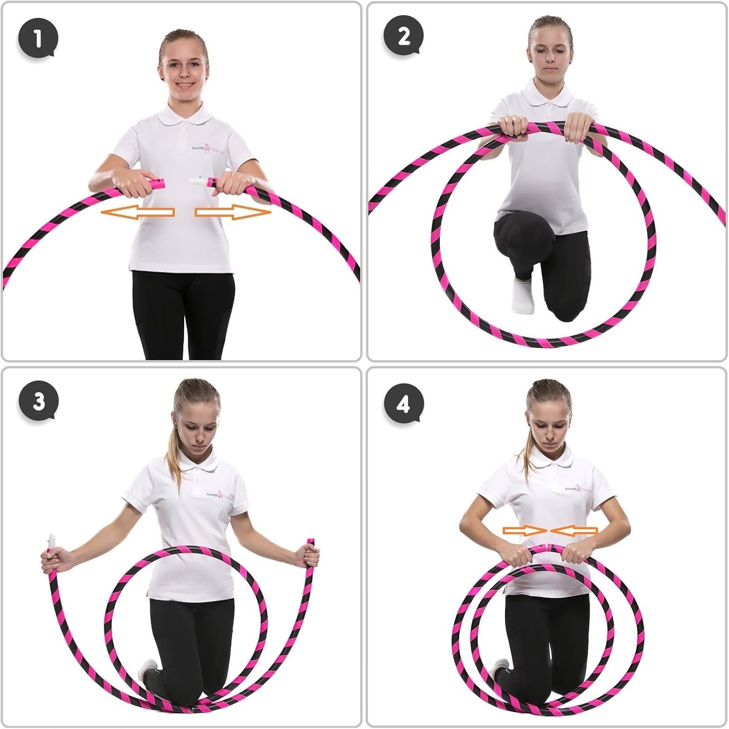 Hula Hoop Reifen für Erwachsene, Ø105cm Neon Grün