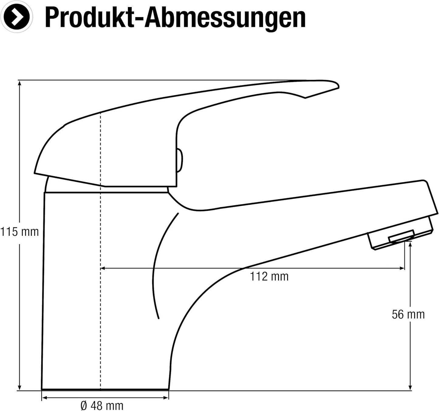 FR12 Free, Waschtischarmatur
