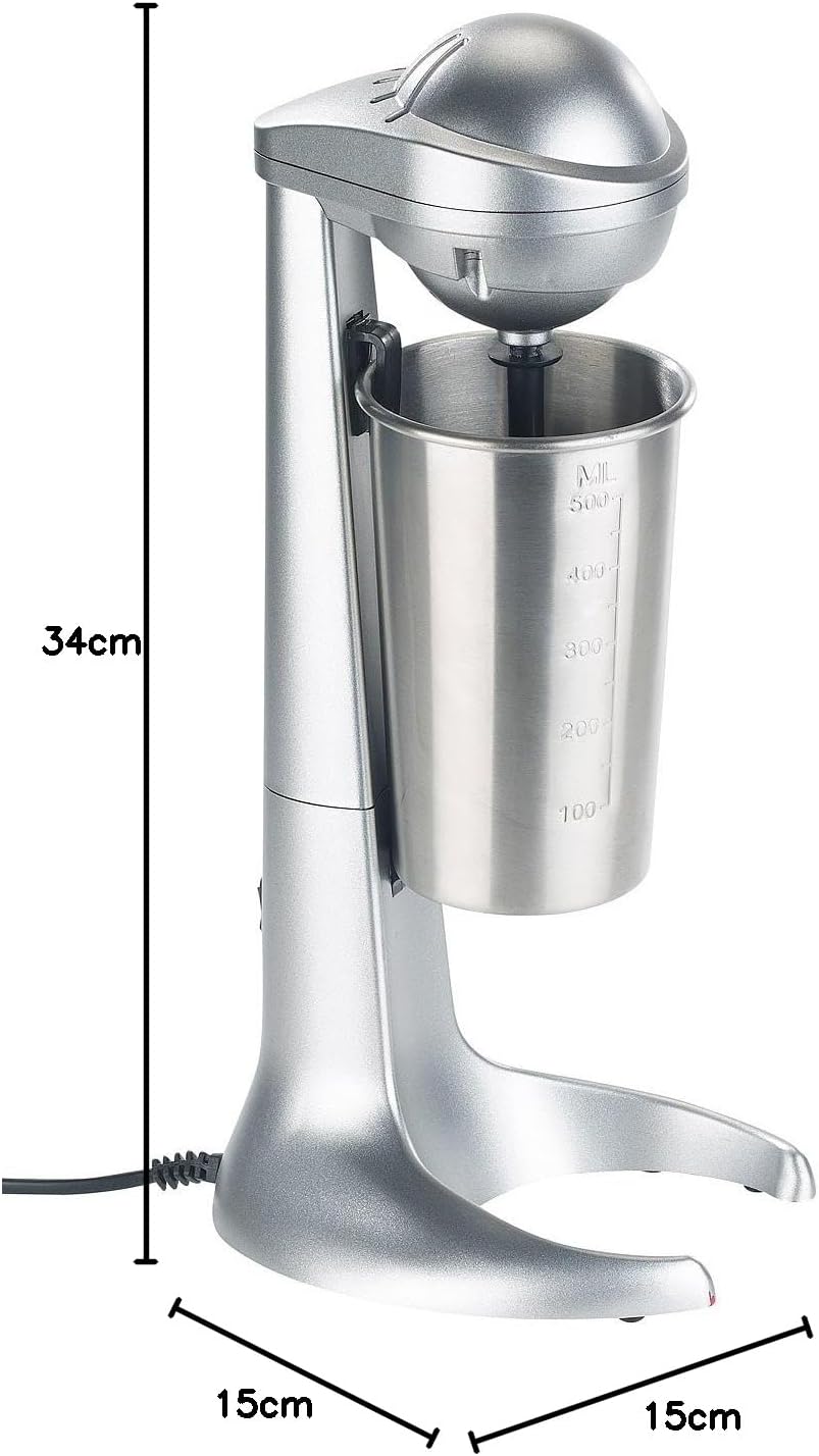 Elektrischer Drink-Mixer mit Edelstahl-Becher
