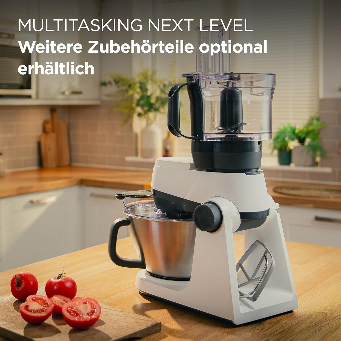 Multitasker-Küchenmaschine, Weiss
