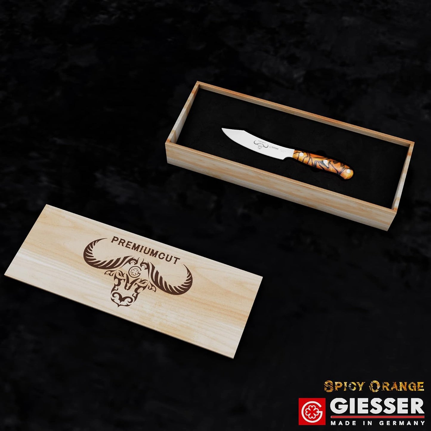 Spickmesser, 10 cm Spickmesser, Spicy Orange