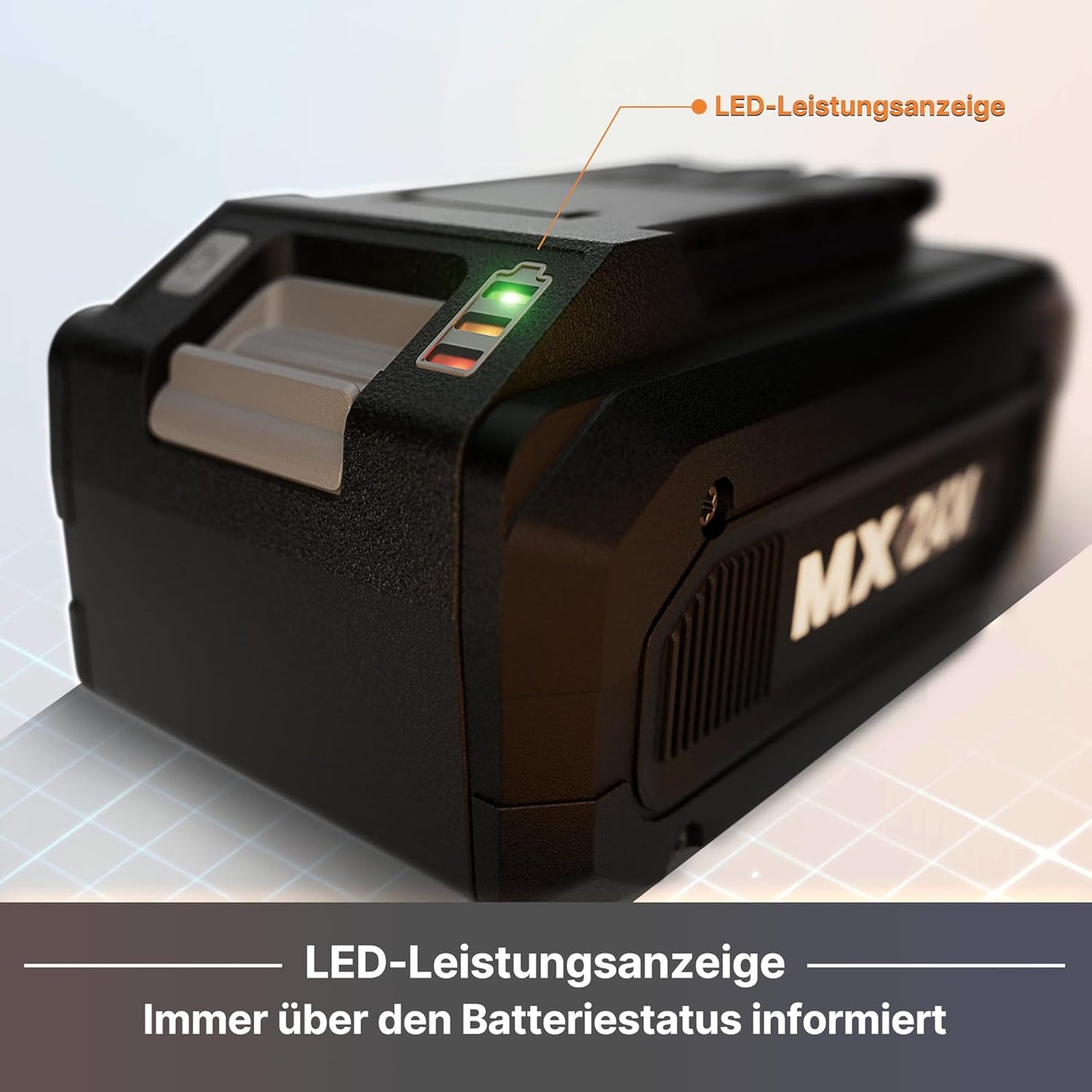 Akku für Gartengeräte Lawnmaster, 24 V, 4 Ah