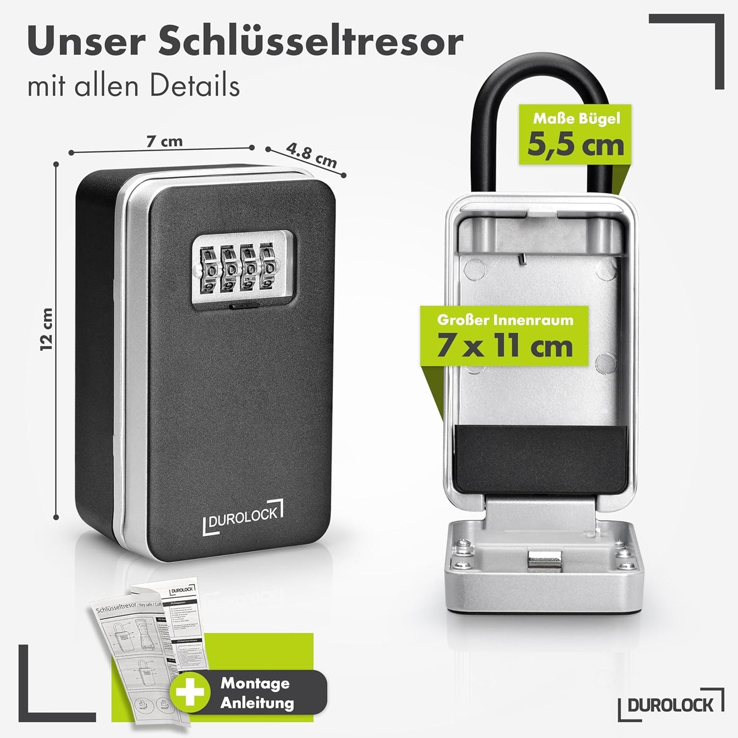 Schlüsselbox mit Zahlencode