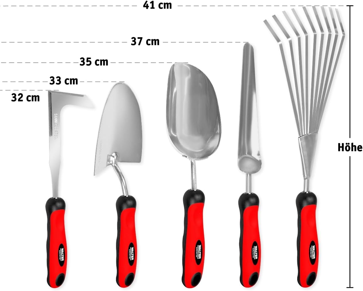 5-teiliges Gartenwerkzeug-Set