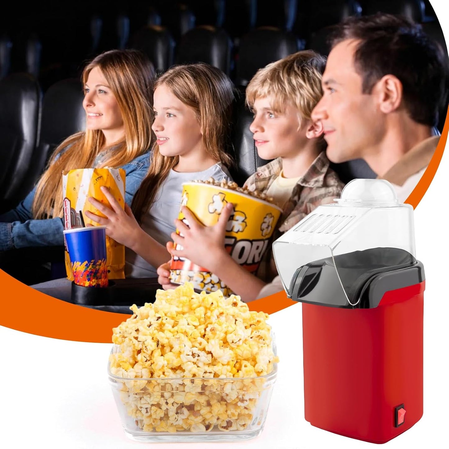 Heissluft-Popcornmaschine