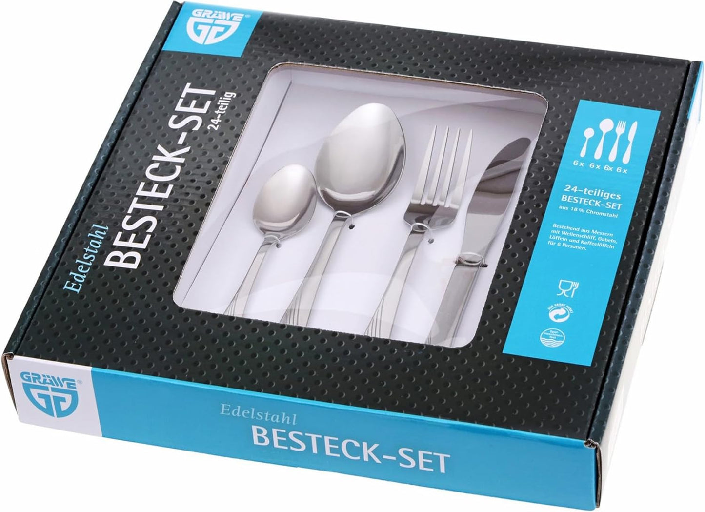 Tafelbesteck-Set Stralsund, 24-teilig
