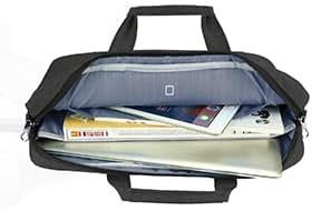 Wasserabweisende Laptop-Schultertasche für 15,6 Zoll, Schwarz 15,6 Zoll