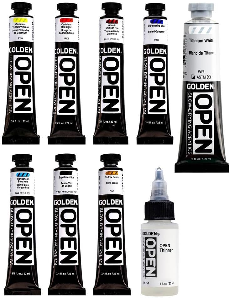 Acrylfarben-Set, mehrfarbig