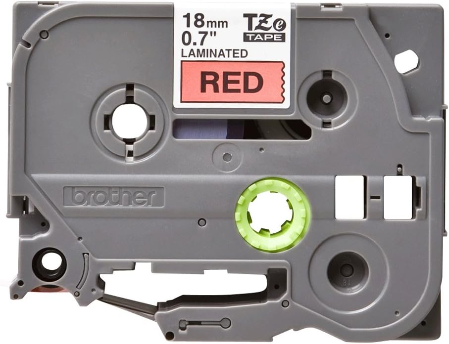 P-touch Schriftband TZe-441, 18mm, schwarz-rot, schwarz auf rot 18 mm Single