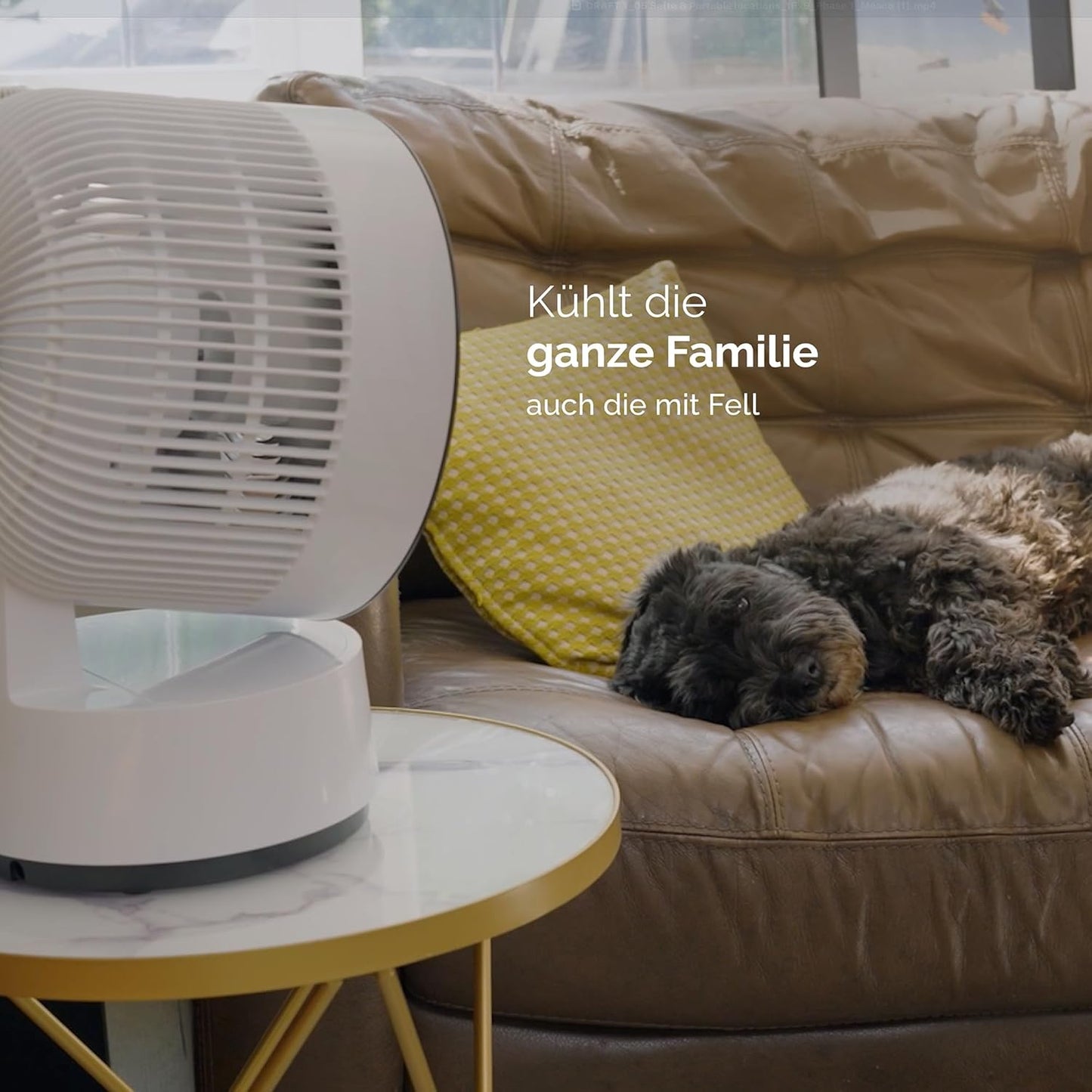 Tragbarer Ventilator Sefte mit Akku & Fernbedienung, Sefte® 8" Table