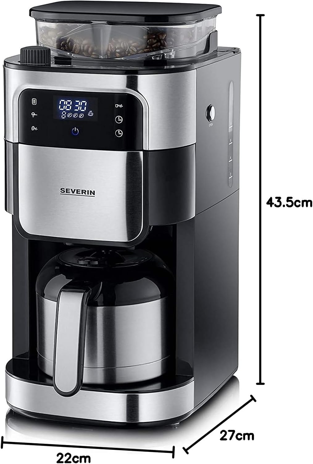 Filterkaffeemaschine KA4814, LED Touch-Display, Blooming-Funktion und Perfect-Grind