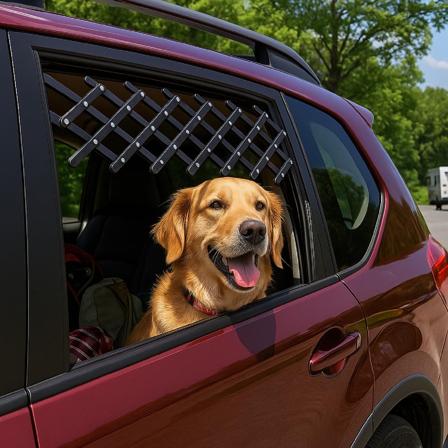 2er-Set Frischluftgitter für Hunde