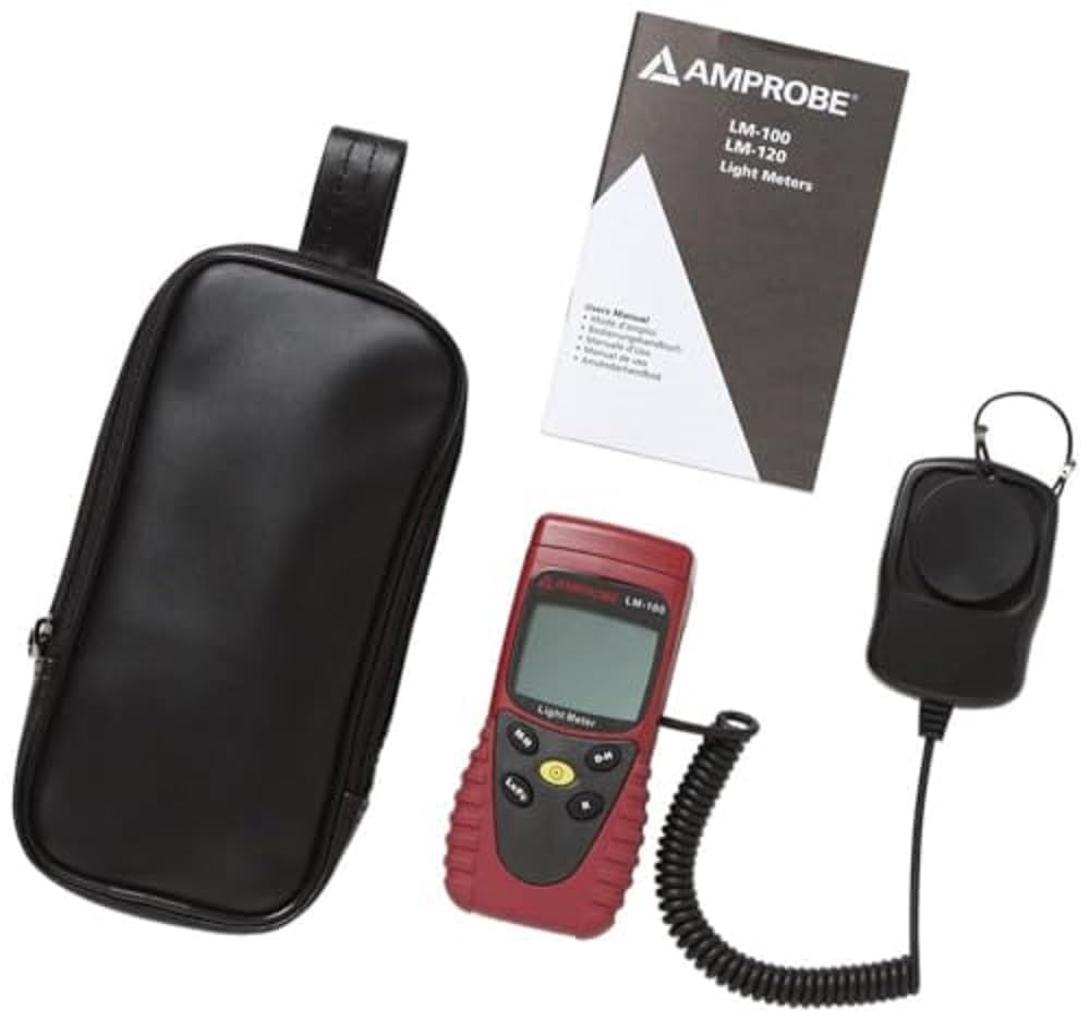 Digitales Lux-Messgerät LM-100 mit Datenanzeige