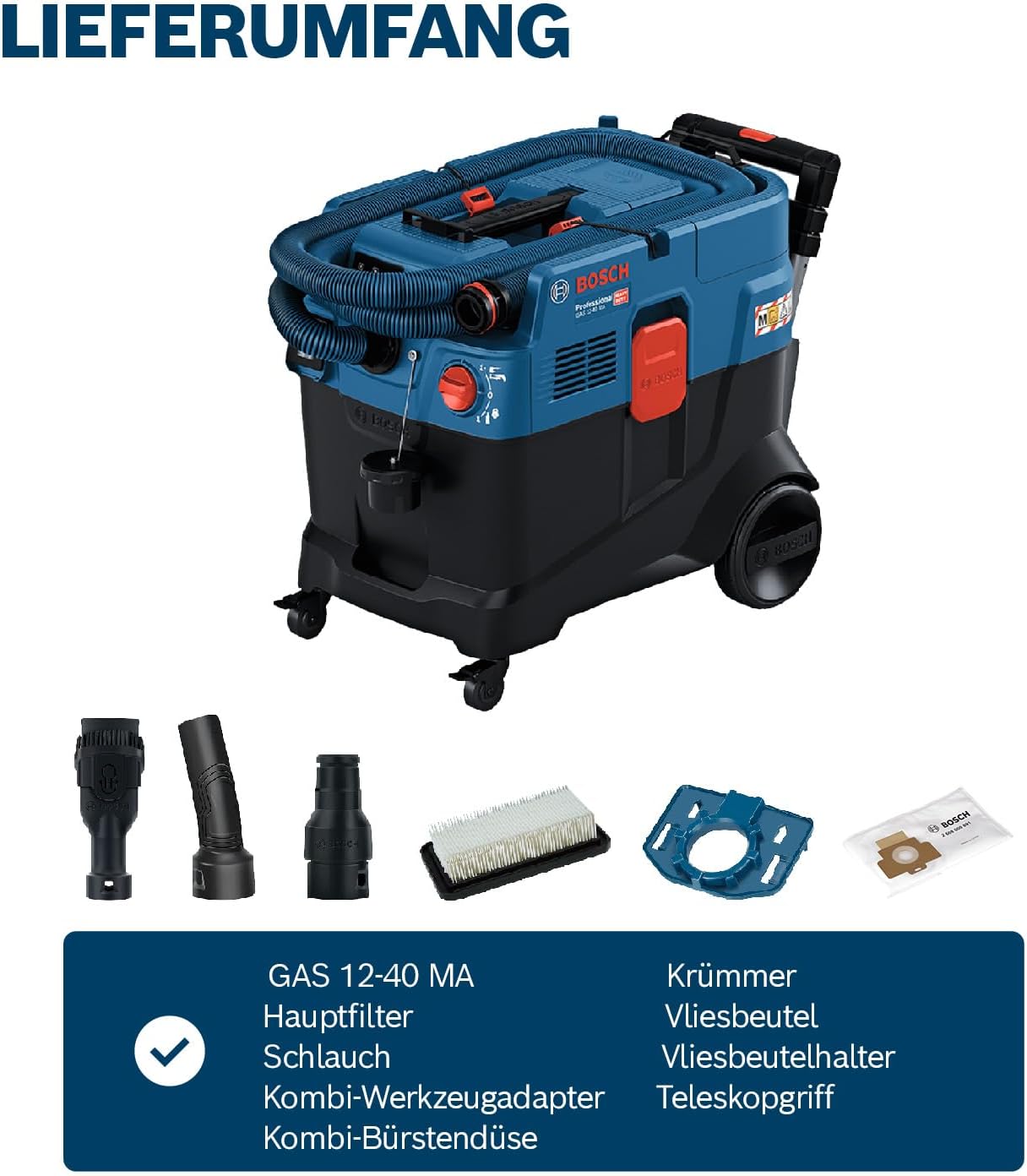 PRO Allessauger GAS 12-40 MA mit AFC-System