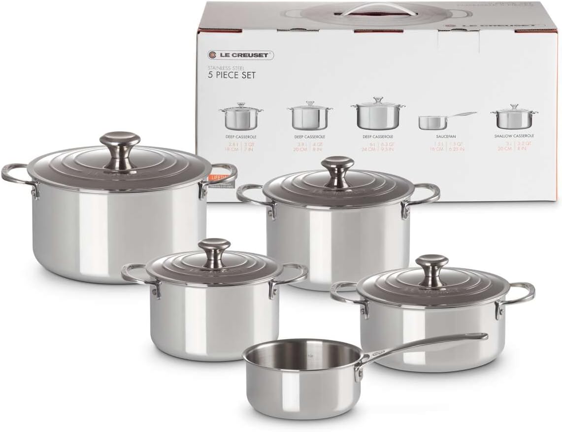 3-Ply Plus 5tlg. Topfset, 5er Set