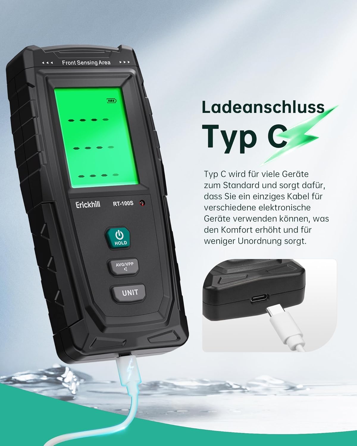 EMF-Messgeraet RT-100S, RF/MF/EF Messgerät Basisversion