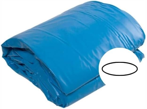 Ovale Poolfolie mit Einhängebiese, 4.90 x 3.00 x 1.2 m