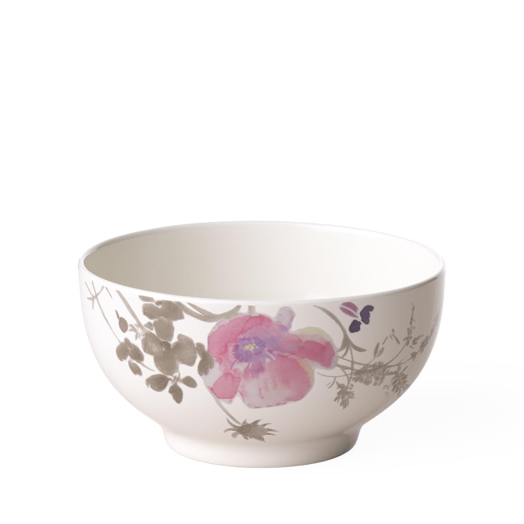 Mariefleur Gris Basic Schale, Weiss/Mehrfarbig 15X13X8CM