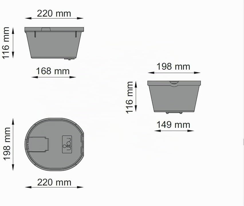 Ventilkasten mit Kugelhahn 3/4