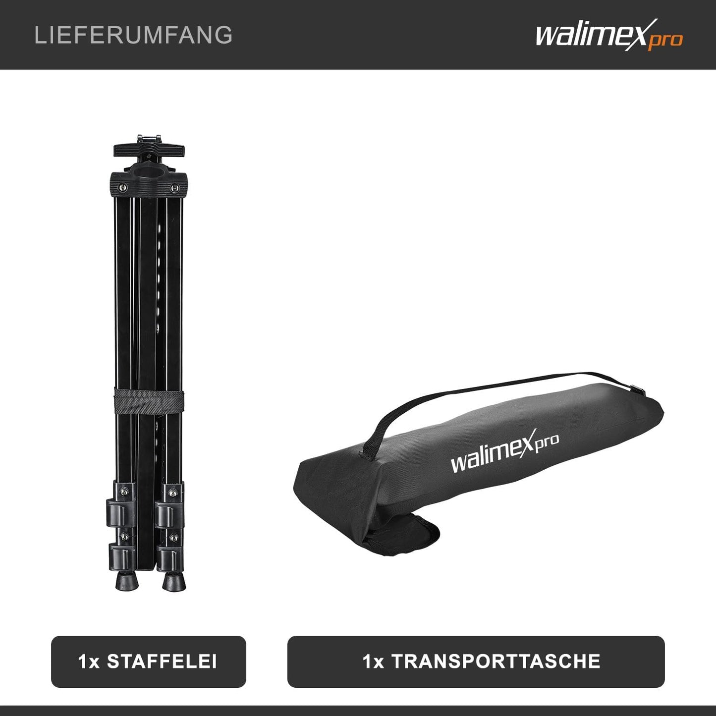 Atelierstaffelei, schwarz XXL (max 205cm) Single