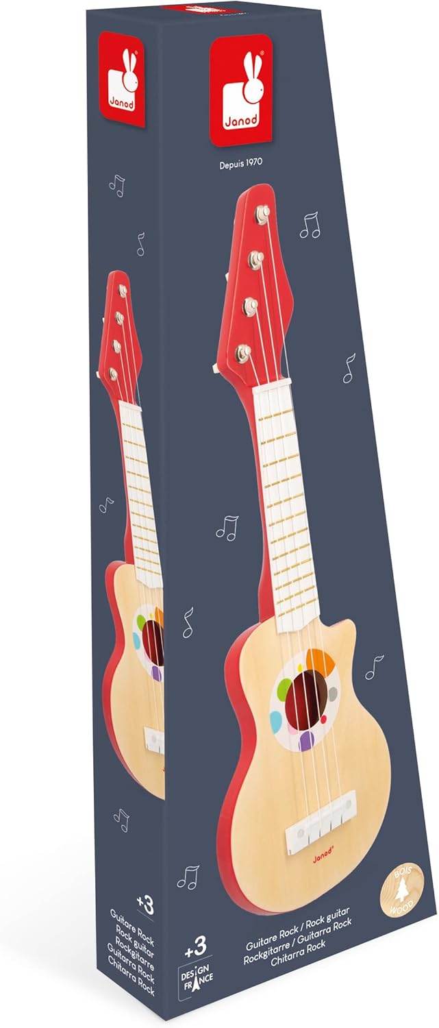 Konfetti Rockgitarre, Meine erste Rockgitarre - 54 cm