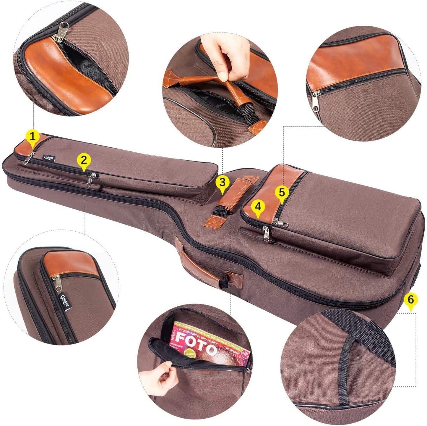 Gitarrentasche für Akustikgitarren 40-42 Zoll