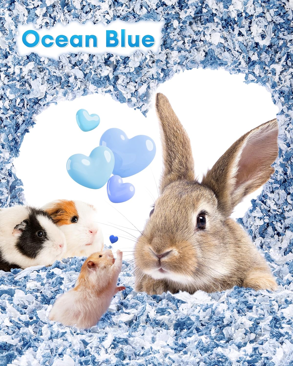 Hamster Streu, 70 Liter, 70L Ocean Blue