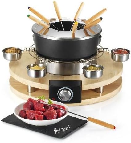 Fondue-Set mit 8 Gabeln