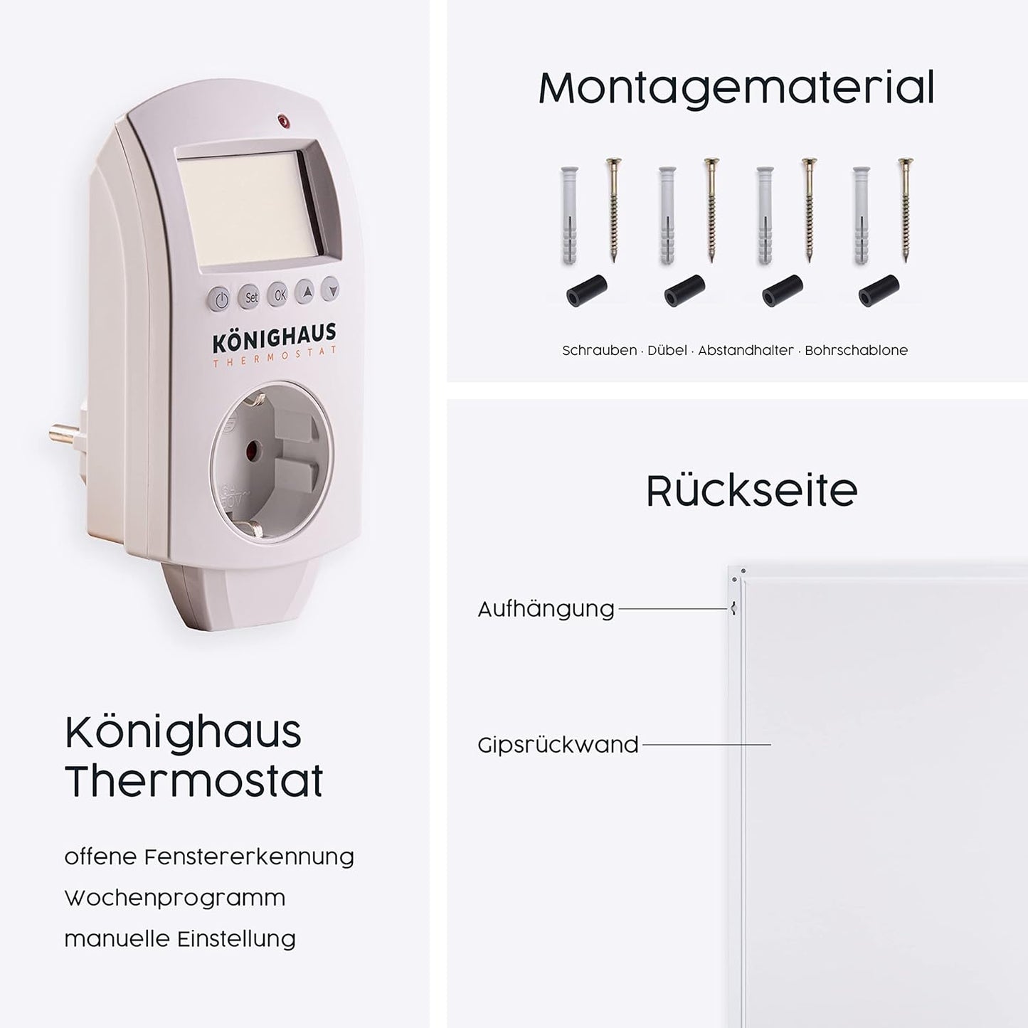 Infrarotheizung, 300 Watt