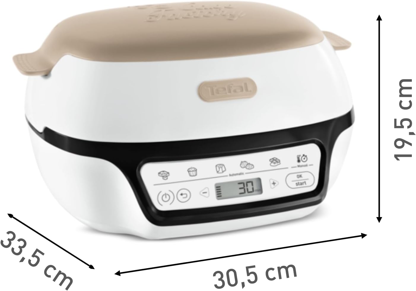 Kuchenbackautomat Cake Factory KD804910, 3 Zubehörteile