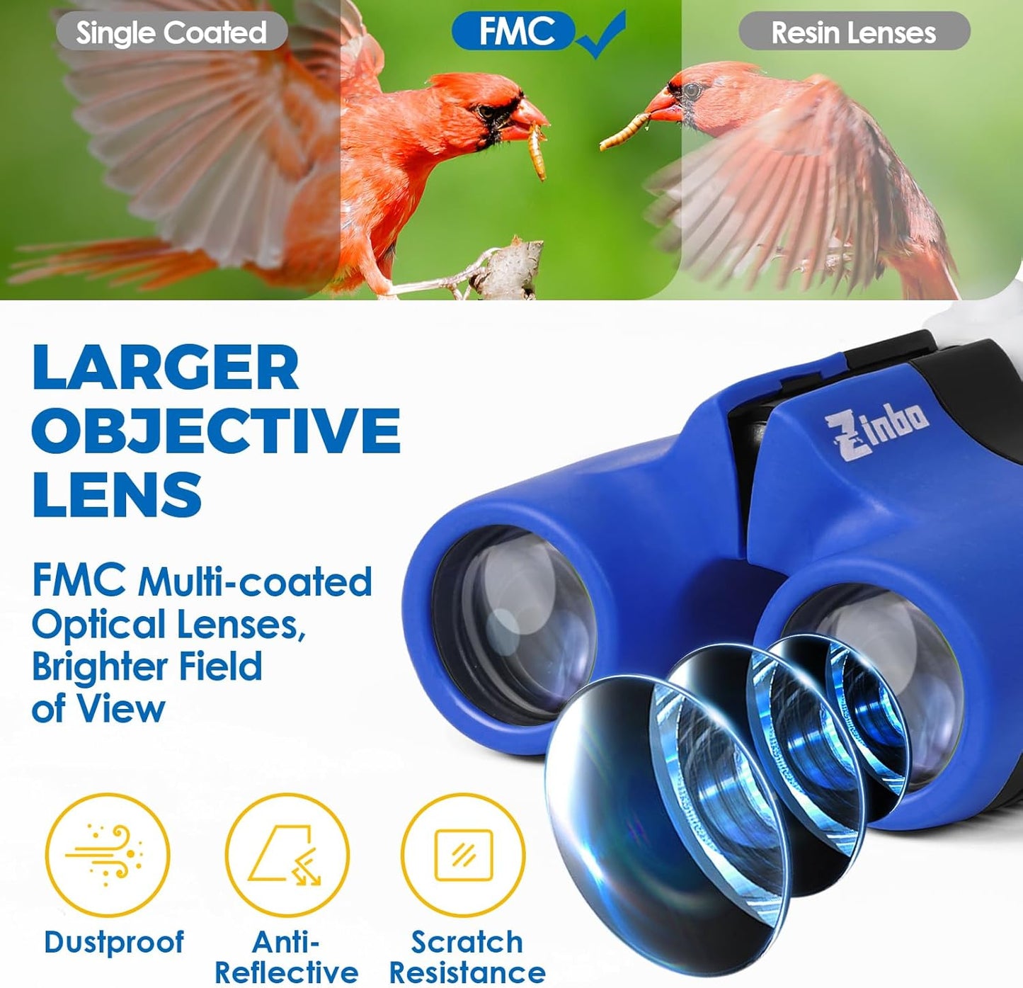 Fernglas für Kinder, Blau