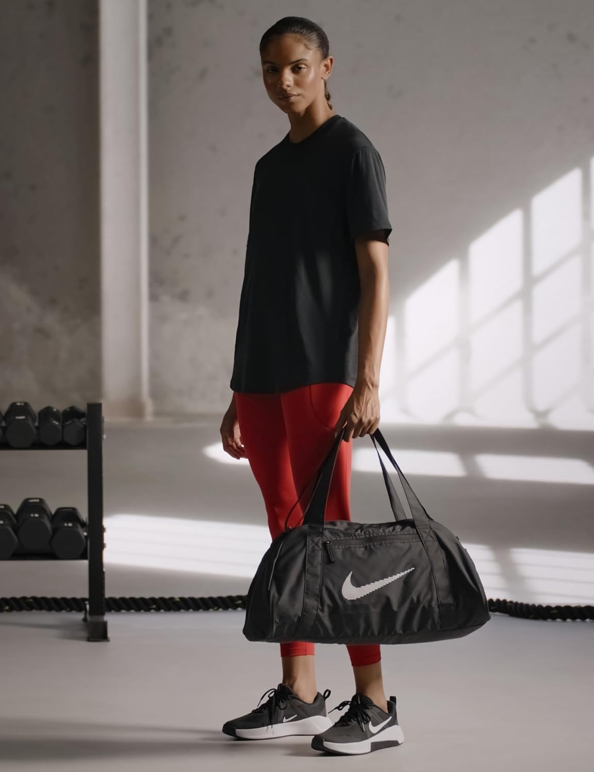 Gym Club Sporttasche, Black/Black/White Einheitsgröße
