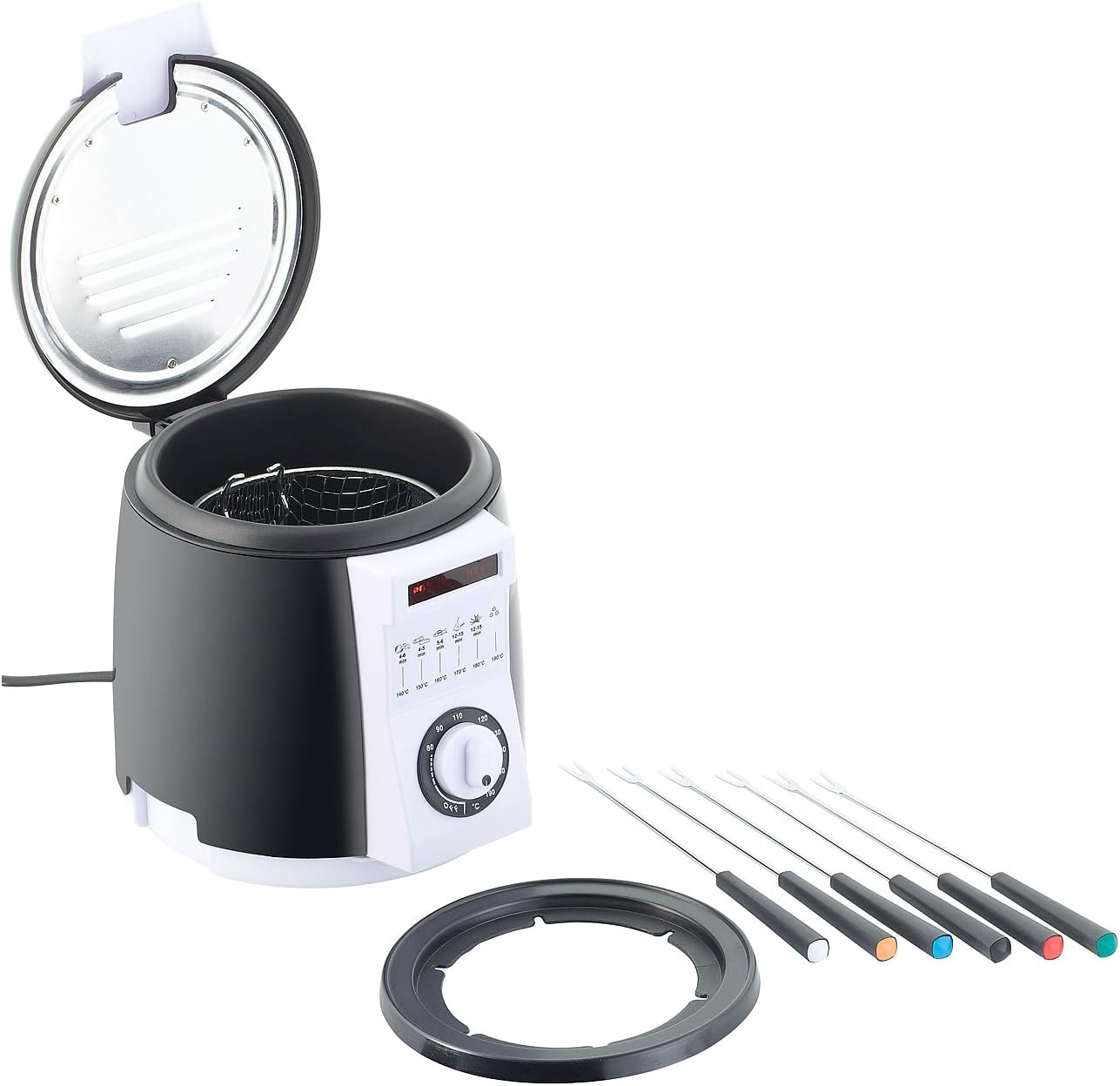 2er-Set Minifritteuse & Fondue-Set