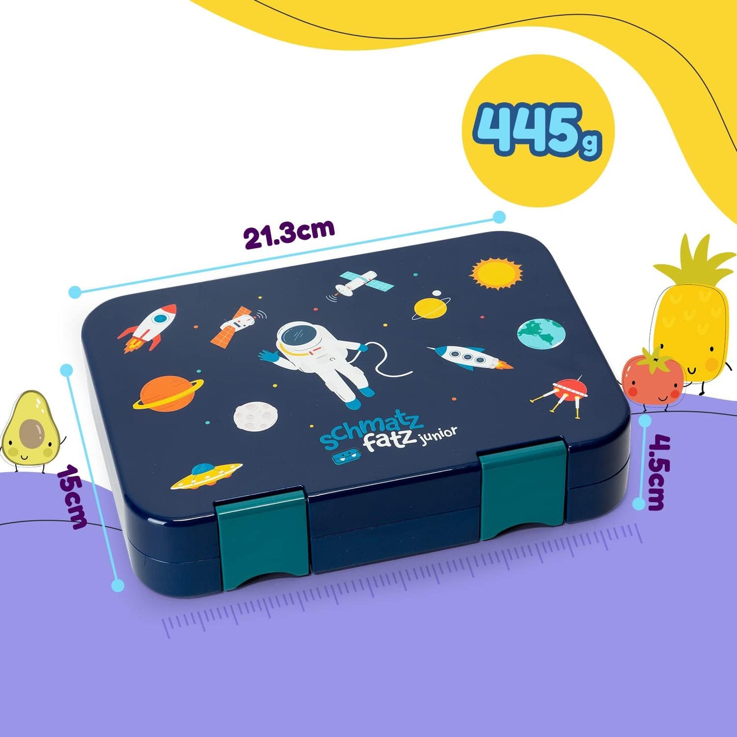 Kinder-Brotdose, Marineblau Space