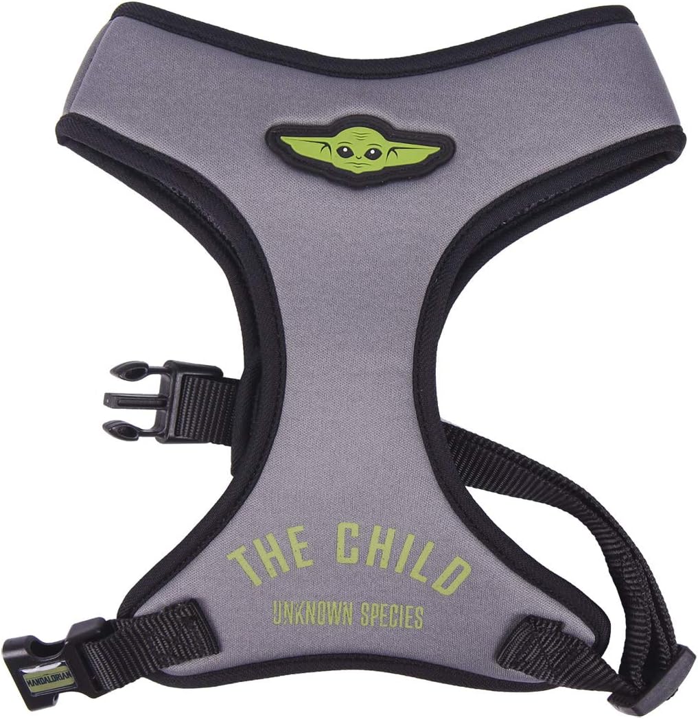 Baby Yoda Hundegeschirr, XXS-XS, blau