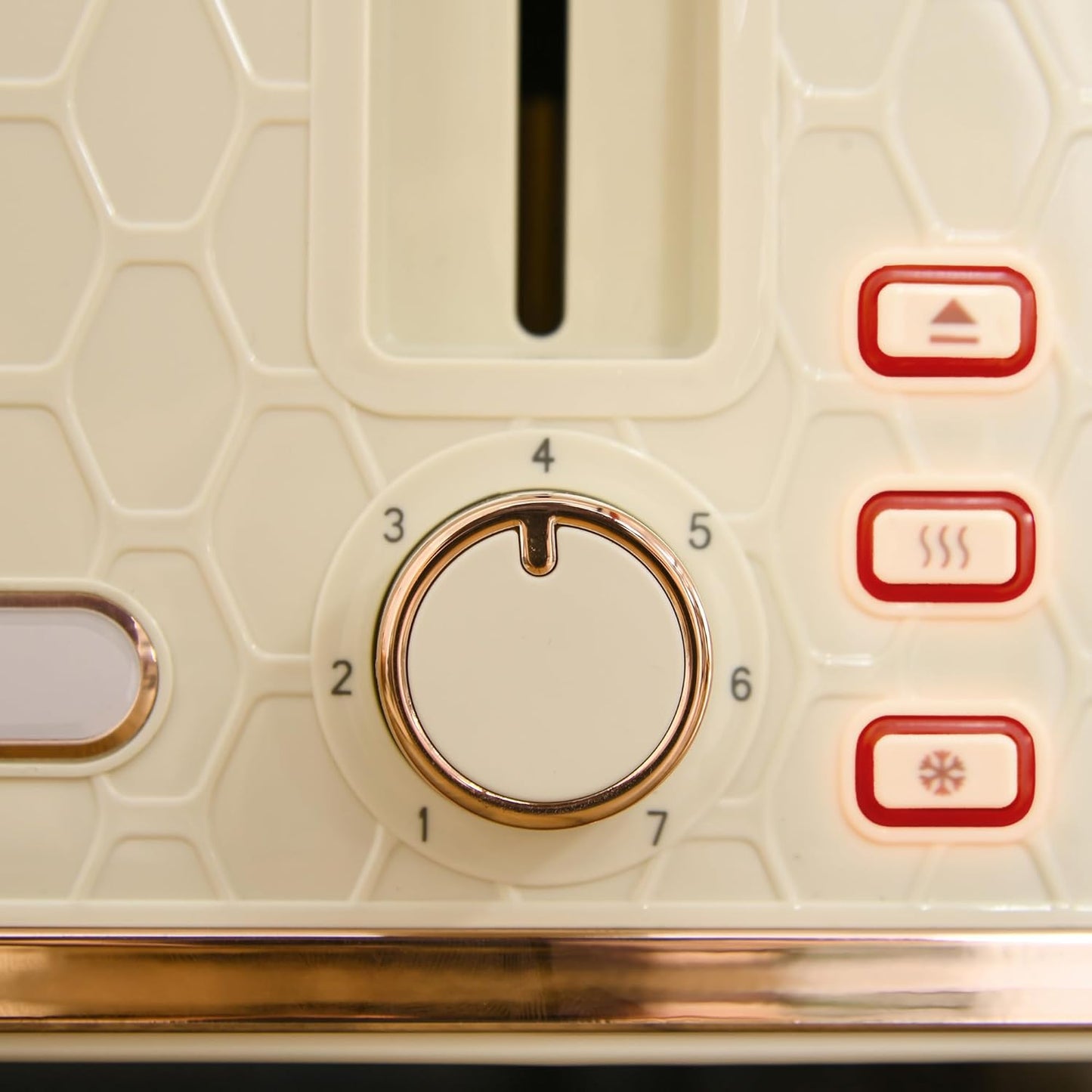 Frühstücksset 1,7L Wasserkocher & Toaster (4 Scheiben), Beige