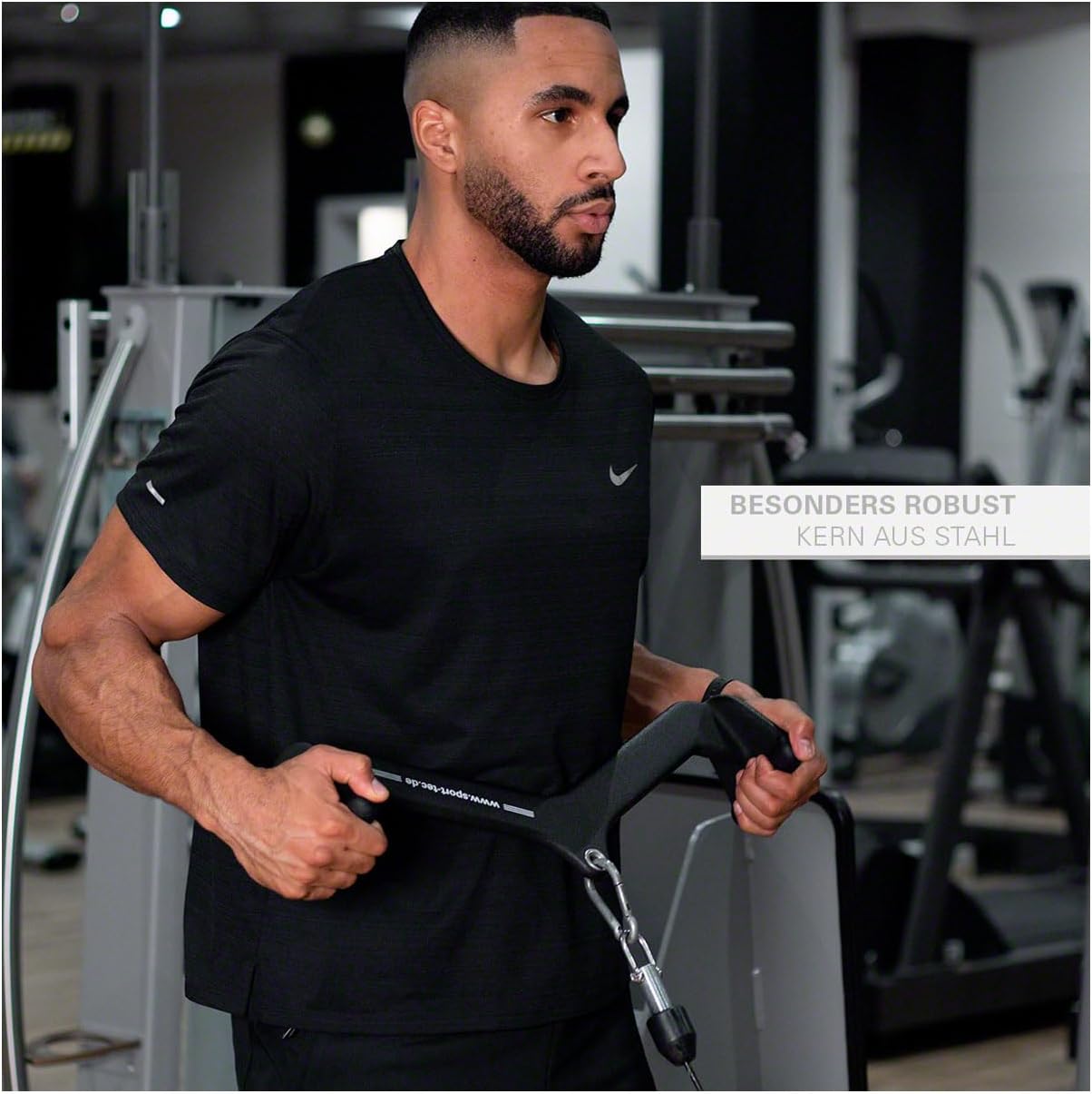 Latzug- und Rudergriff