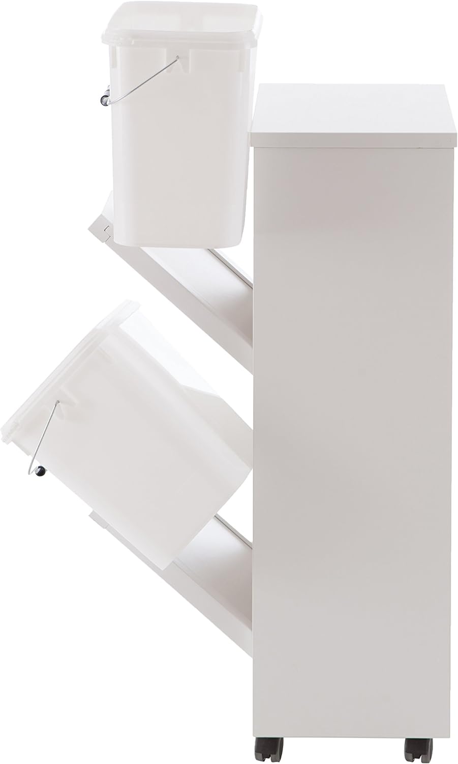 Mülltrennsystem Madera 2, Weiss