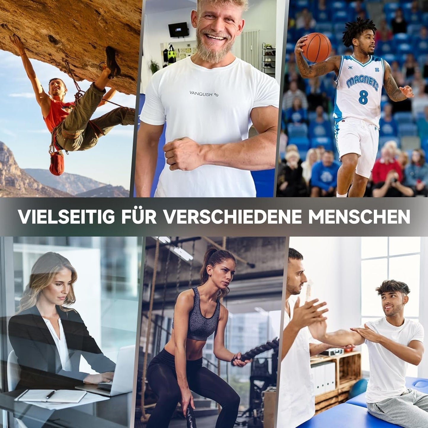 5-teiliges Handtrainer-Set, Himmelblau