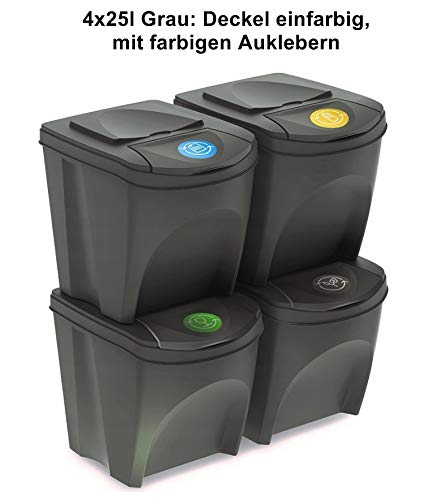 Mülltrennsystem, Grau