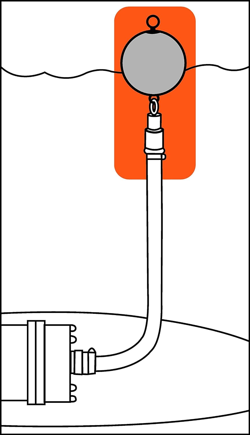 Schwimmende Absaugung, Single, Schwimmkörper mit Saugfilter
