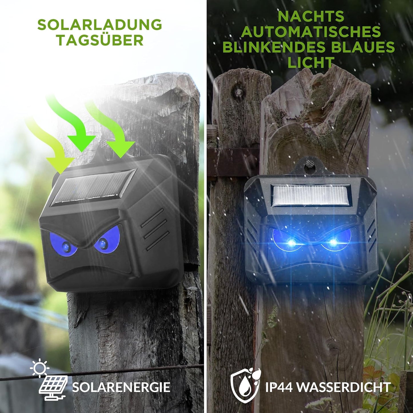 Tiervertreiber mit Blaulicht, 4