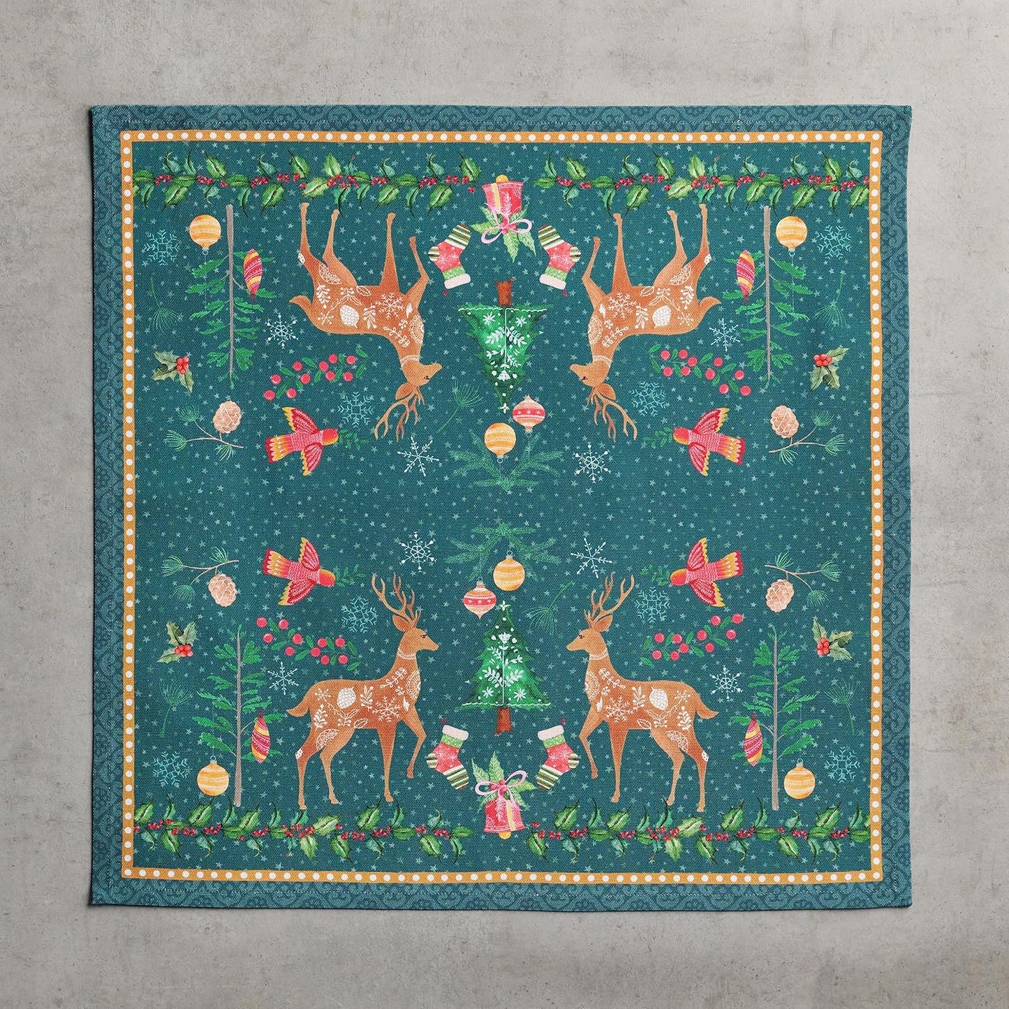 Winterliches Stoffservietten-Set, 02 - Hygge Christmas