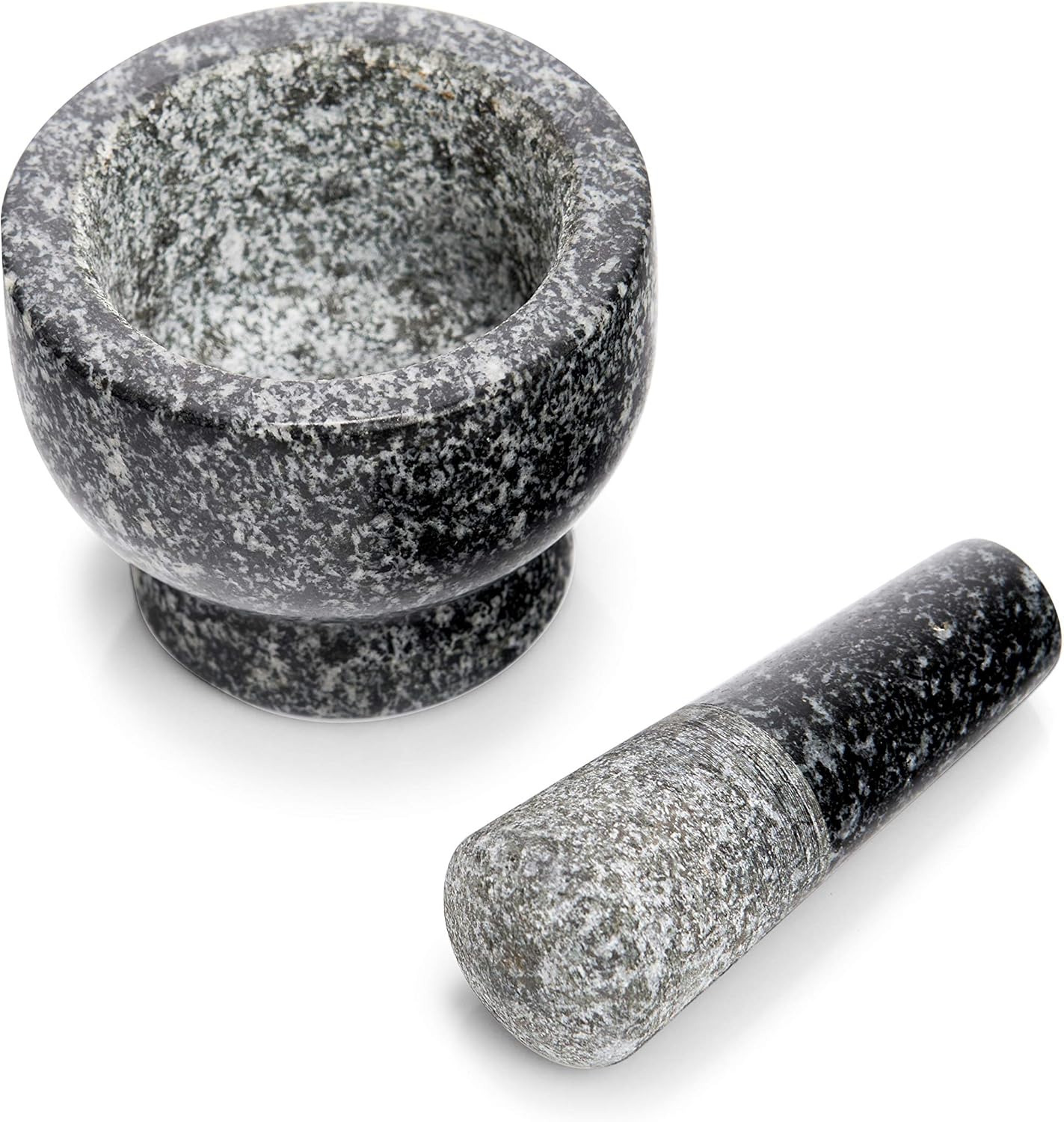 Mörser und Stössel-Set, 9 x 9 x 6,5 cm Anthrazit