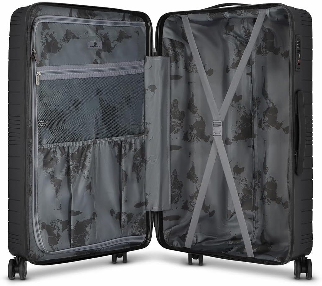 Hartschalen-Trolley Dallas 3.0, Schwarz Koffer L (75 cm)
