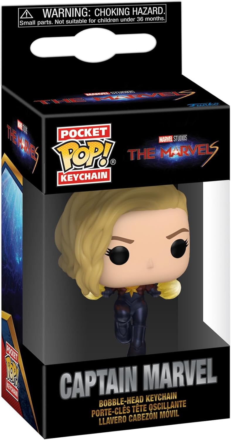 Pop! Keychain: The Marvels - Captain Marvel