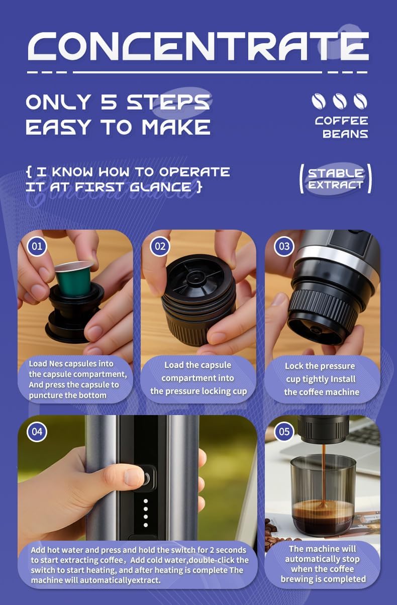 Tragbare Espressomaschine