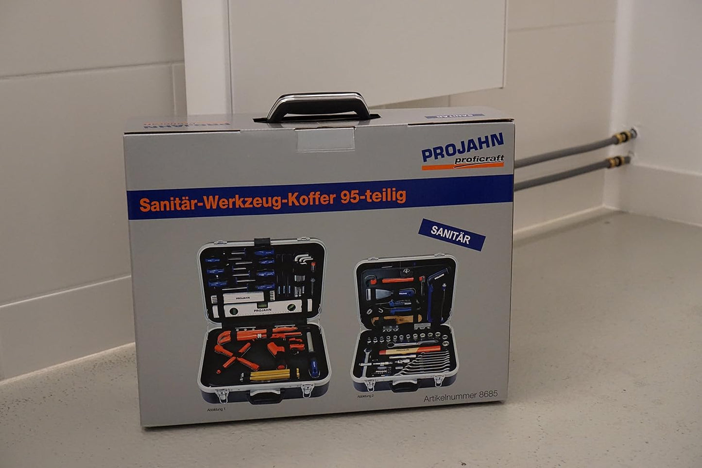 95-teiliger Sanitär-Werkzeug-Koffer, Werkzeugkoffer Sanitär 95 tlg