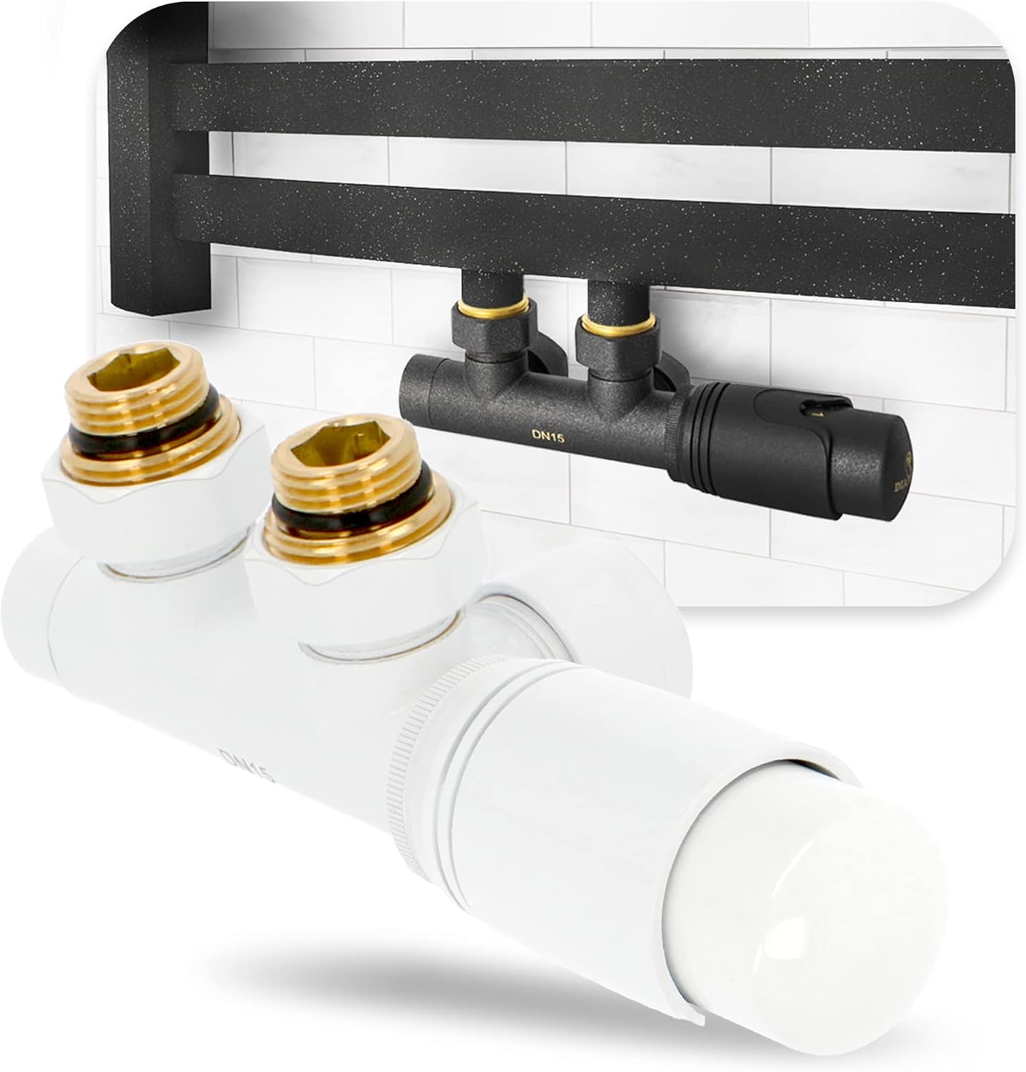Multiblock Heizkörperthermostat, 1/2'' | Weiss